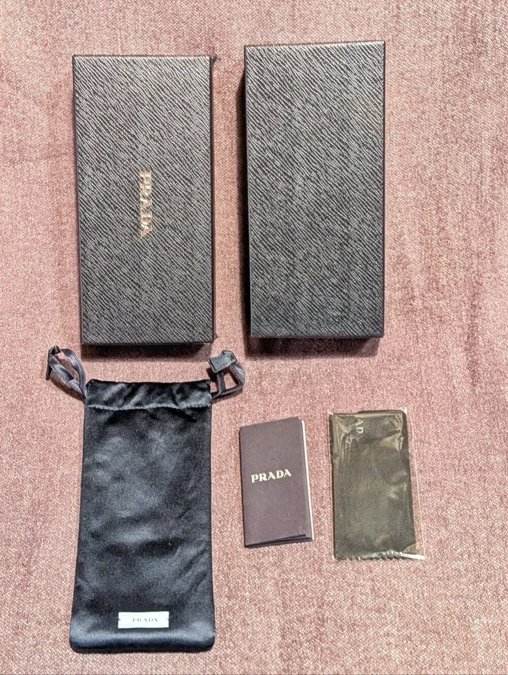 PRADA Sunglasses/Glasses Product Box - Navy/Silver- *BOX ONLY*